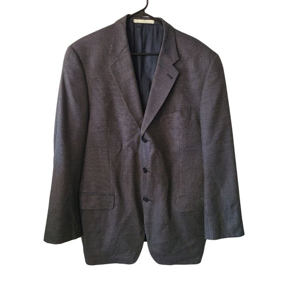 Joseph Abboud Nordstrom US Men's Size 42R Silk Wool Navy Sport Coat - Picture 1 of 14